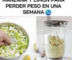 MIRA COMO DEBES PREPARAR UN BATIDO DE AVENA , MANZANA Y LIMÓN PARA DERRETIR TODA LA GRASA ABDOMINAL