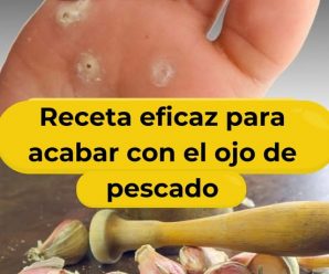 “Elimina el ojo de pescado con estos remedios naturales a base de ajo”