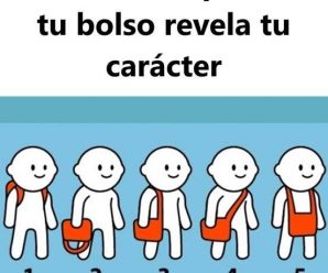 La forma en que usas tu bolso da pistas sobre tu personaje.
