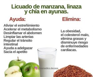 Chía, Linaza y Manzana Verde, 3 Ingredientes para Perder Peso Rápido.