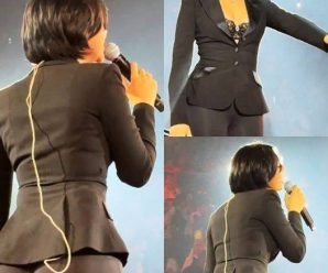 VIDEO: ¿Se puso esponjas? acusan a Angela de ponerse esponjas en su regreso a los conciertos.