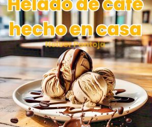 receta corta y sencilla para hacer helado de café casero