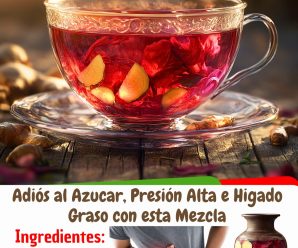 A mis 73 años, reduje mi presión, hígado graso, dolores musculares y equilibre mi azúcar con este té casero