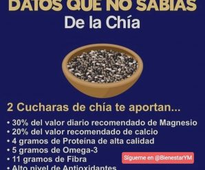 Agua de Chia con Limon