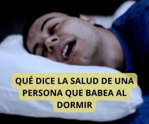 Si babeas mientras duermes, esto es lo que tu salud te podría estar advirtiendo