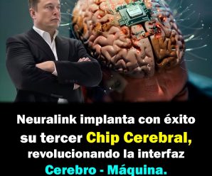 Neuralink implanta con éxito su tercer chip cerebral, revolucionando la interfaz cerebro-máquina.