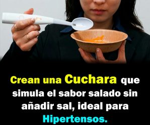 Crean una cuchara que simula el sabor salado sin añadir sal, ideal para hipertensos.