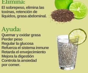 Agua de Chia con Limon