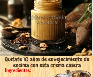 Quítate 10 años de envejecimiento de encima y consigue un rostro y piel de adolescente con esta crem@ natural