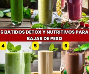 6 batidos saludables y deliciosos diseñados para apoyar la pérdida de peso.