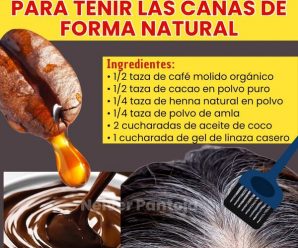 Tiñe tus canas con Este tinte casero de manera efectiva mientras nutre el cabello.