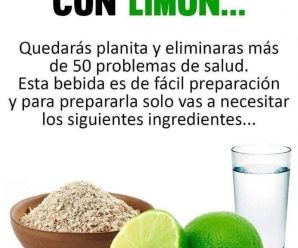 El secreto del agua de avena con limón para bajar de peso rápido