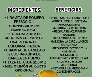 Té de Romero, Cúrcuma y Canela: Una Infusión para el Bienestar
