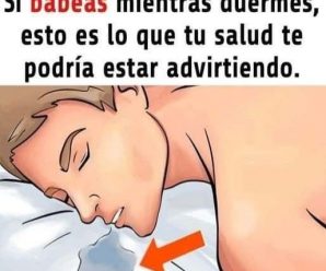 Babeas Mientras Duermes, Tu Cuerpo Podría Estarte Enviando una Señal de Alerta.