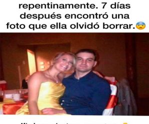 El misterio de la foto encontrada tras la inesperada partida de su esposa