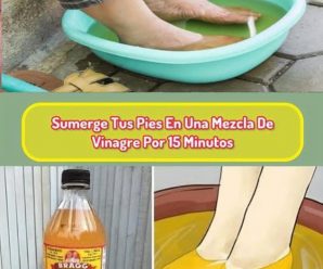 Los Beneficios de Sumergir tus Pies en una Mezcla de Vinagre por 15 Minutos y la Receta Paso a Paso