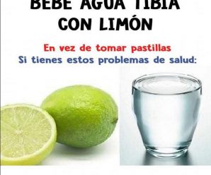 Beneficios de tomar agua con limón
