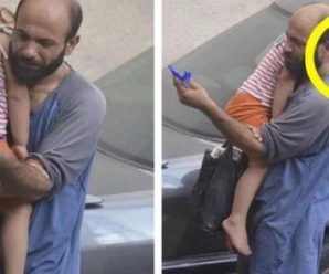 😱 El hombre que vendía bolígrafos en la calle con su hija en brazos, pero alguien le…ver más