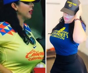 Aficionada enamorada del fútbol