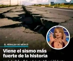  NOTICIA ÚLTIMA HORA Mhoni Vidente ya lo advirtió. Se aproxima t…ver más