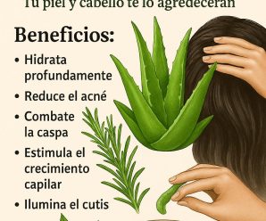 Mezcla romero y aloe vera: tu piel y cabello, te lo agradecerán..ver mas