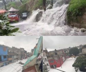 Se desborda presa Los Cuartos en Naucalpan tras fuertes lluvias | VIDEO