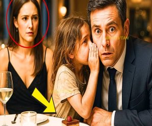 “TÍO, ¡NO TE COMAS ESE PASTEL!” — SUSURRÓ LA PEQUEÑA MENDIGA… Y EL MILLONARIO SE QUEDÓ HELADO AL DESCUBRIR LO QUE SUCEDÍA. ¡NO TE LO PUEDES PERDER!