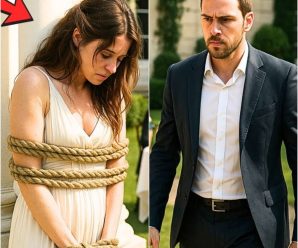 SU FAMILIA ADOPTIVA LA AMARRÓ A UN POSTE Y LA LLAMÓ FRACASADA, HASTA QUE SU ESPOSO BILLONARIO…