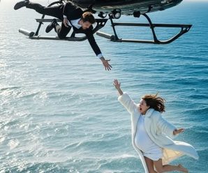 El esposo empuja a su esposa embarazada y multimillonaria desde un helicóptero para quedarse con la herencia,a pero inesperadamente ella ya estaba preparada…