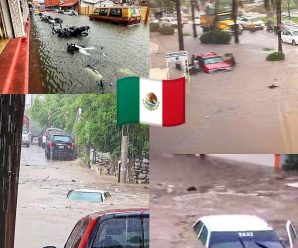 🚨🌧️ En unos minutos la #TormentaTropical 🌀 #Raymond inundó el cen… Ver más