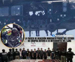 🔴Detienen a 12 integrantes del C▪️J▪️N▪️G con arm4s, dr0g4 y equip0 táctic0 en Chiapas, informa El Secretario de Seguridad Omar García Harfuch.