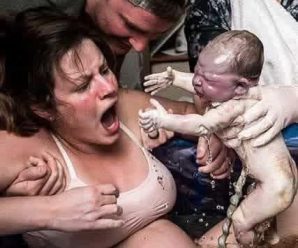 Mujer da a luz en pleno huracán y tienen que…. ver más