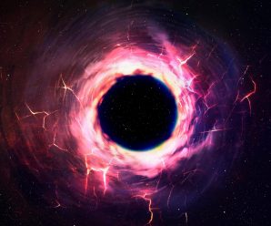 Caught in the act: supermassive black hole 8.5 billion light years away enjoys violent stellar snack