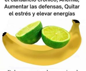 Batido de plátano y limón