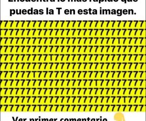 Solo unas personas lo logran: ¿Cuántas T puedes encontrar en la foto?