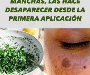 Mascarilla casera de perejil para las arrugas y manchas