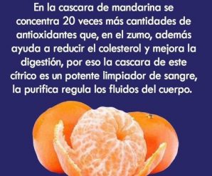 Problemas De Salud, Que el Té Cáscara de Mandarina Ayuda a Resolver