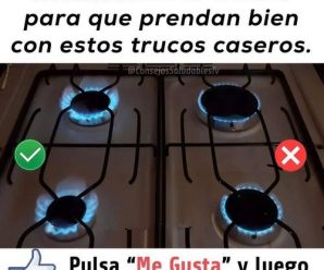 COMO DESTAPAR LAS HORNILLAS DE LA COCINA PARA QUE PRENDAN BIEN