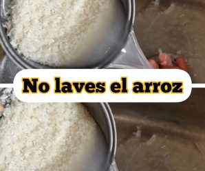 Comprenda por qué está mal lavar el arroz antes de cocinarlo