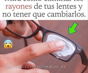 MIRA COMO ELIMINAR LOS RAYONES DE TUS LENTES Y NO TENER QUE CAMBIARLOS