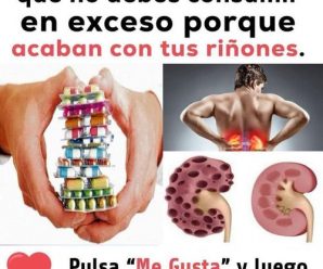 Ocho pastillas que no deben ser aptas para el consumo porque afectan los riñones.