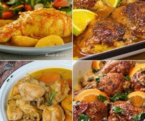 POLLO A LA NARANJA CASERO