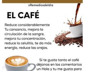 CAFÉ QUE LE APORTA A TU SALUD