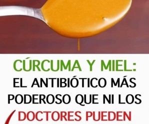 El antibiótico natural más potente Cúrcuma y Miel