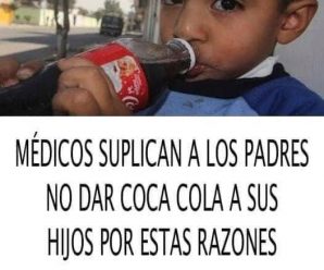 ESTO ES LO QUE LE PASA A UN NIÑO CUANDO LE DAS COCA-COLA