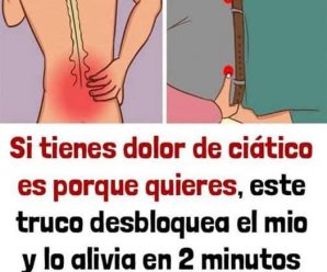 Ejercicio de un minuto para aliviar y desbloqueo rápido de dolor causado por el nervio ciático