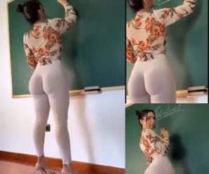 La profesora de química que provoca suspiros en sus estudiantes.