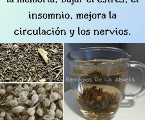 TÉ PARA ALIVIAR HUESOS, POTENCIAR LA MEMORIA Y ACTIVA LA CIRCULACIÓN