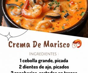 Crema de marisco