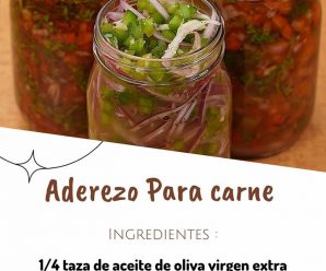 Aderezo casero para carne